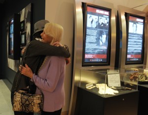 Reuniting with Millicent at the Mob Experience.  